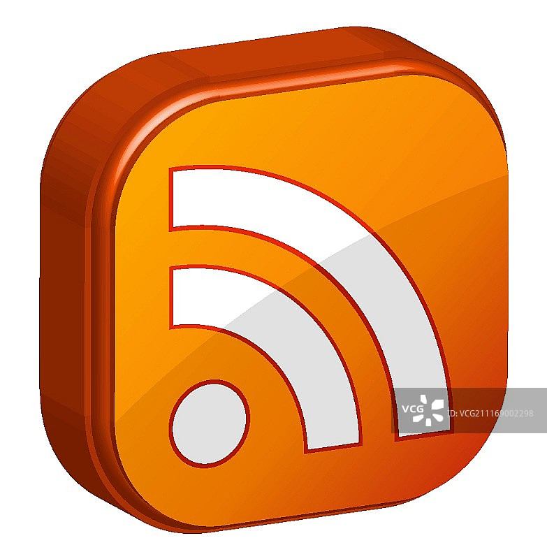 RSS 3D矢量图标图片素材