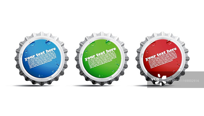 瓶盖矢量图图片素材