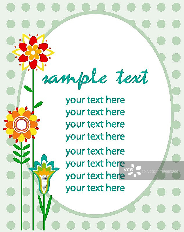 花的框架图片素材