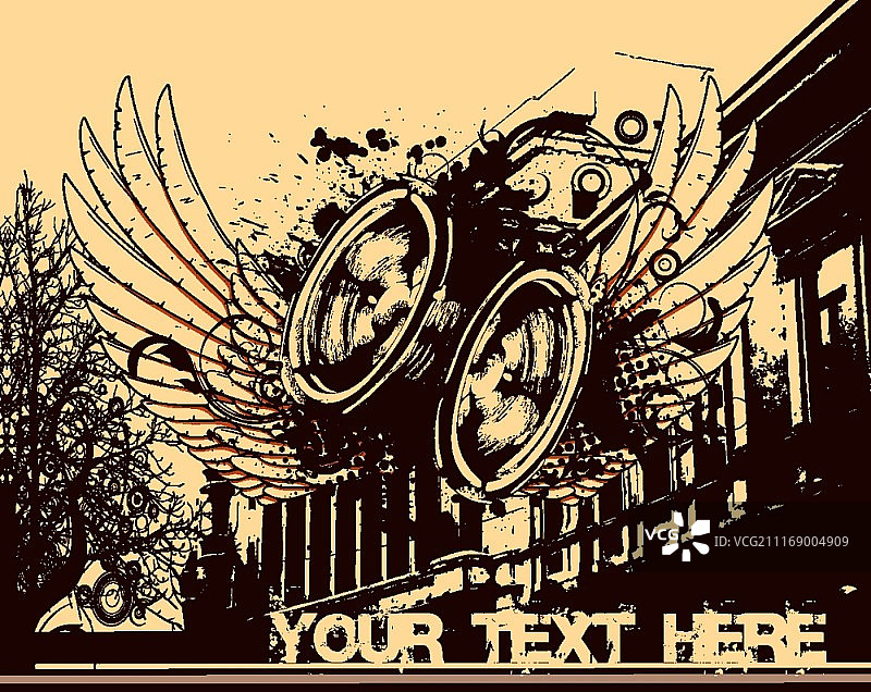 复古音乐会海报矢量素材图片素材