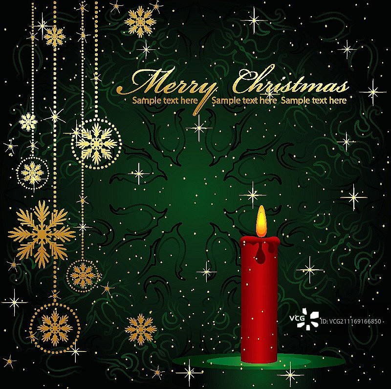 矢量圣诞贺卡图片素材