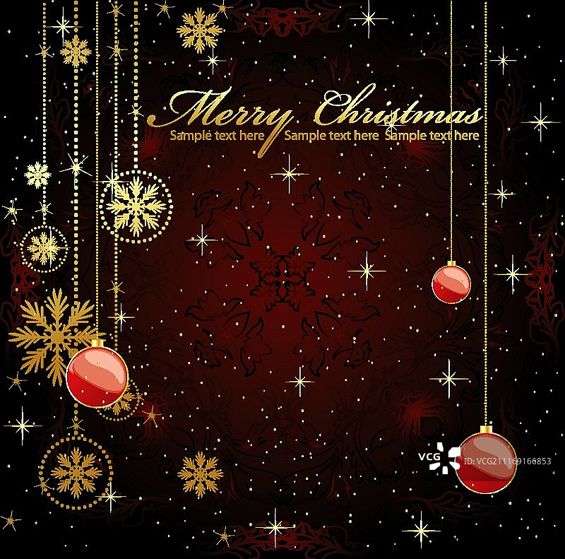 矢量圣诞贺卡图片素材