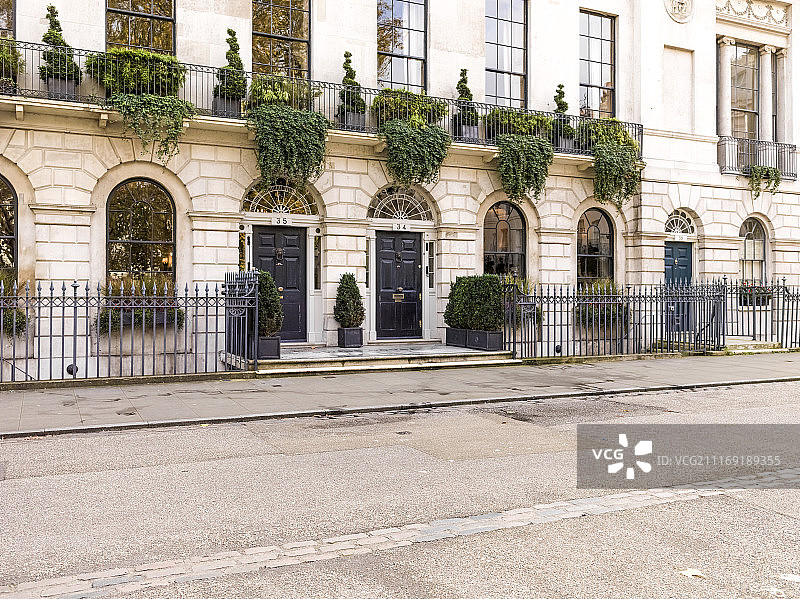 格鲁吉亚阶梯式房屋图片素材