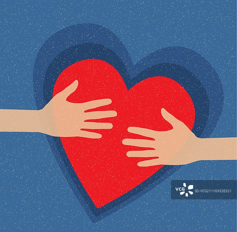 手捧爱心公益图片素材