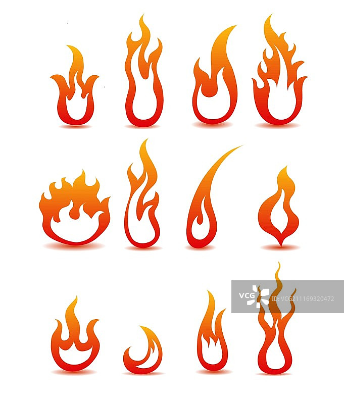火焰图标合集图片素材