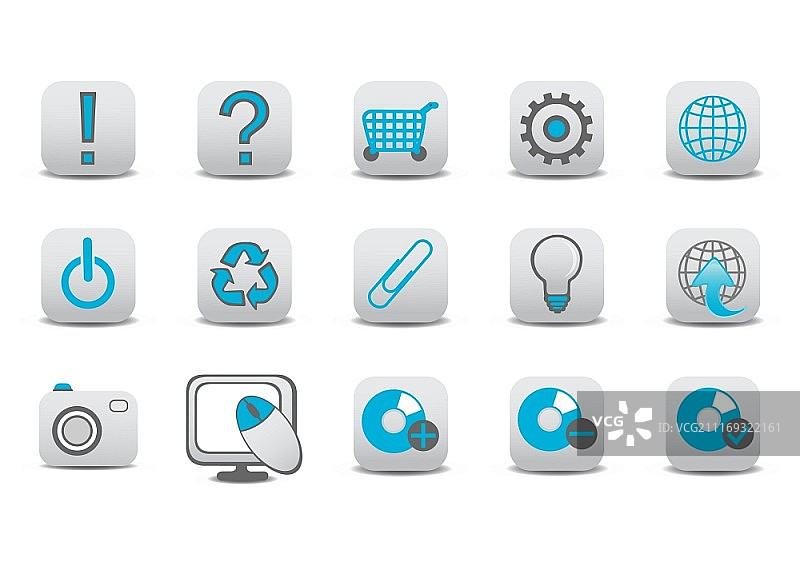 网站和互联网图标矢量插画图片素材