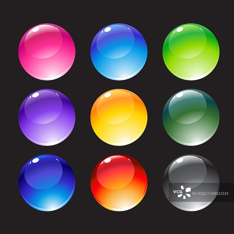 精美装饰球矢量插画图片素材