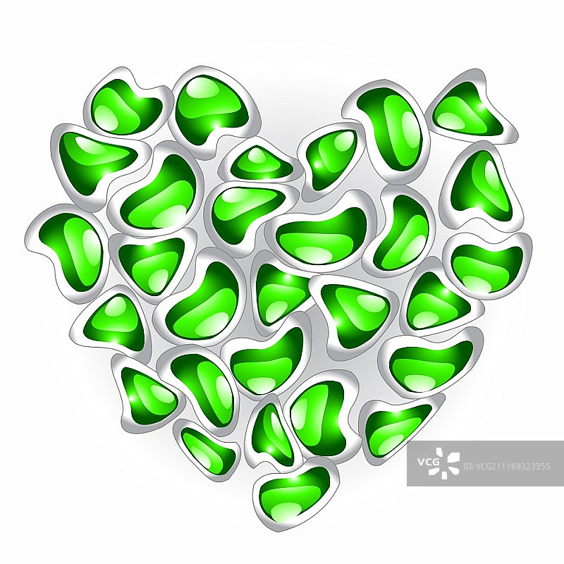 抽象的心图片素材