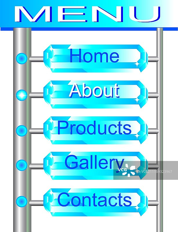 精美的网页菜单按钮矢量素材图片素材