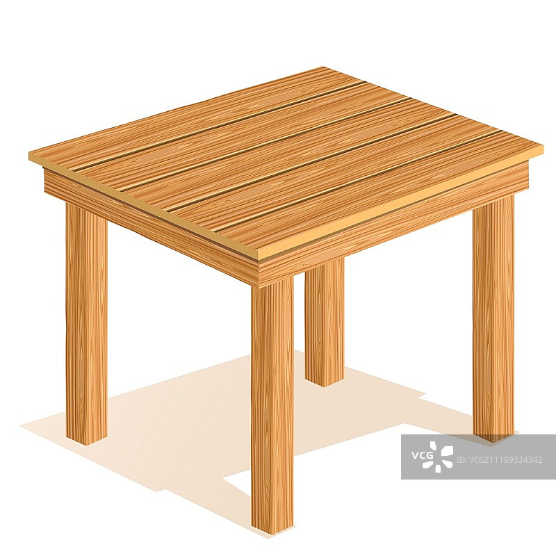 木桌矢量图图片素材