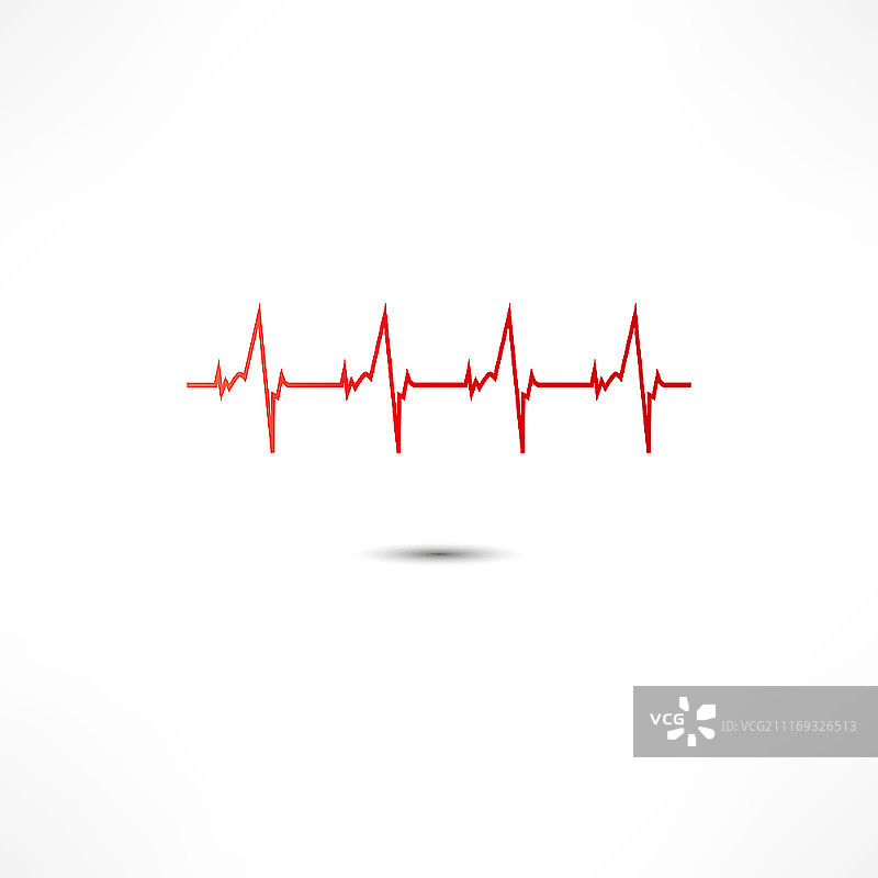 心电图图标图片素材