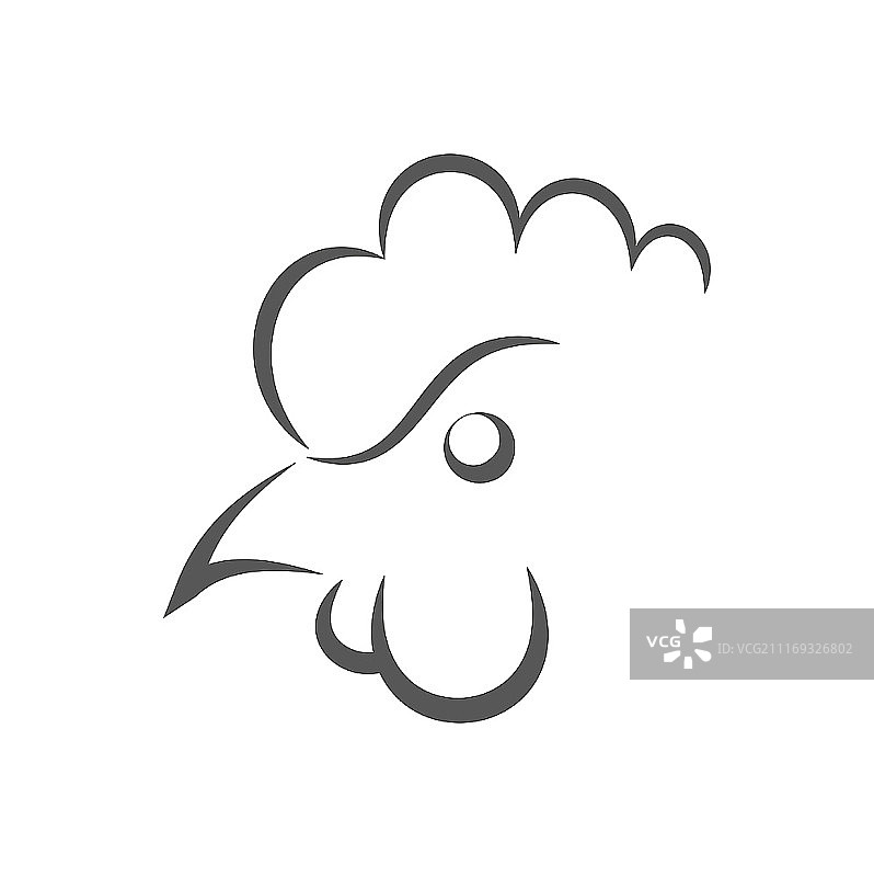 公鸡图标图片素材