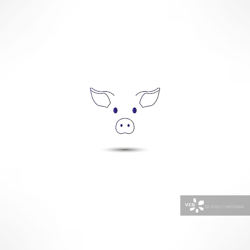 小猪图标图片素材