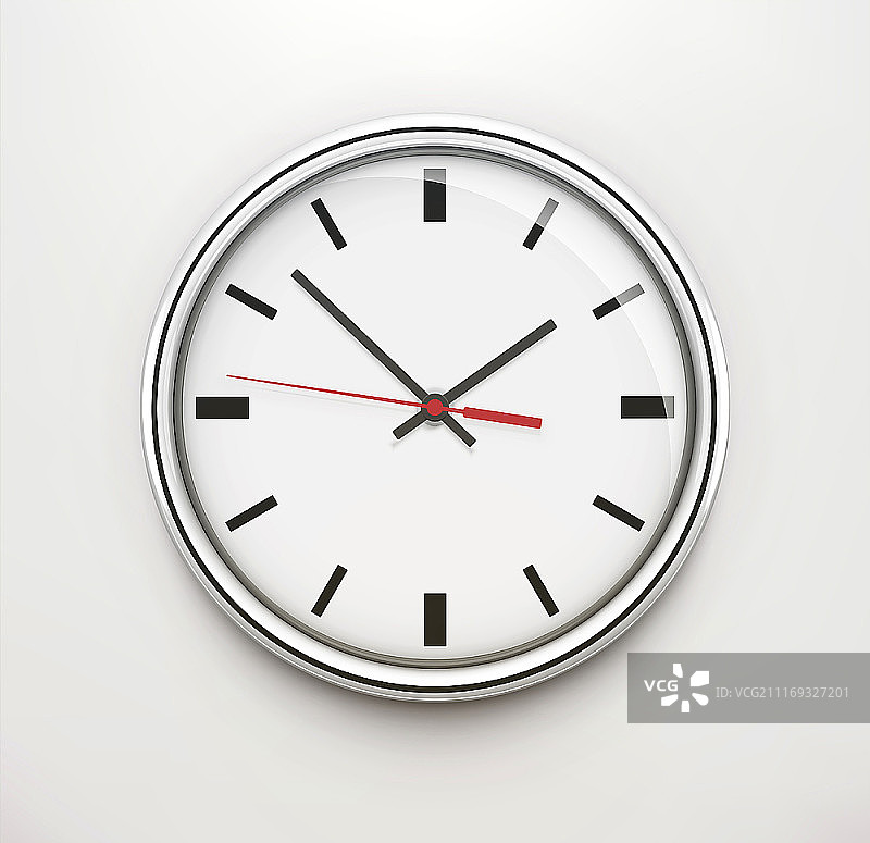 经典办公时钟矢量插画图片素材