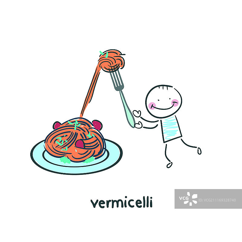 意大利细面条图片素材
