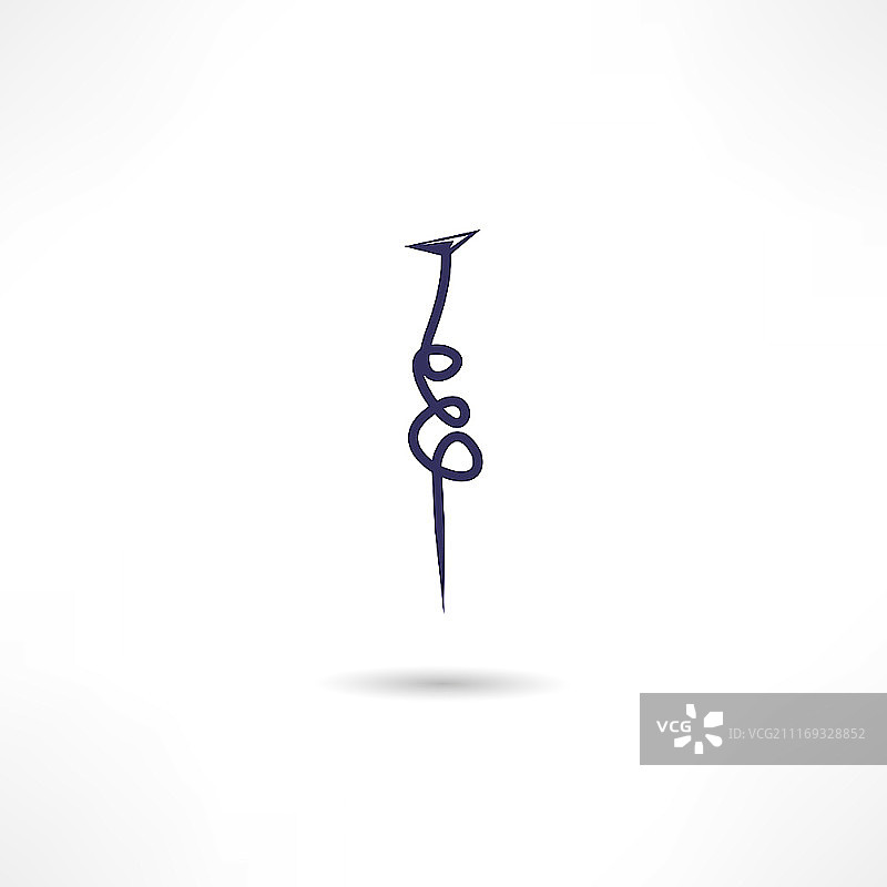 弯曲的钉子图标图片素材