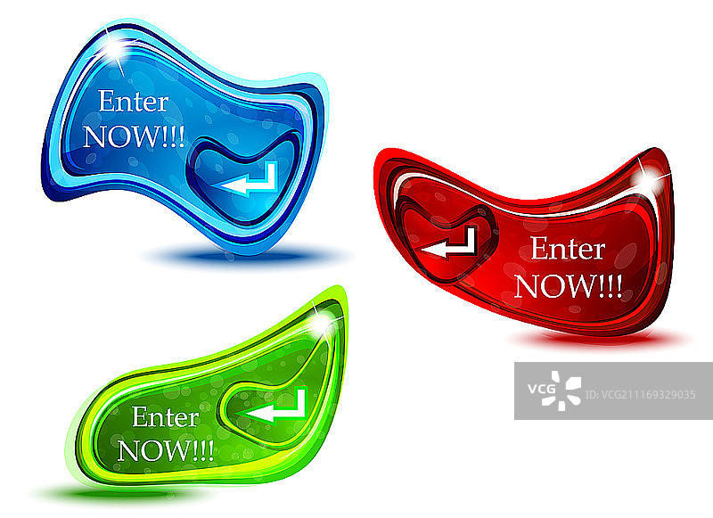 抽象光面按钮图标图片素材