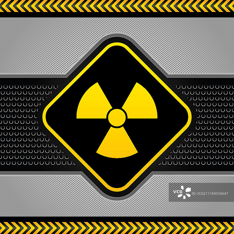放射性符号抽象工业背景模板图片素材