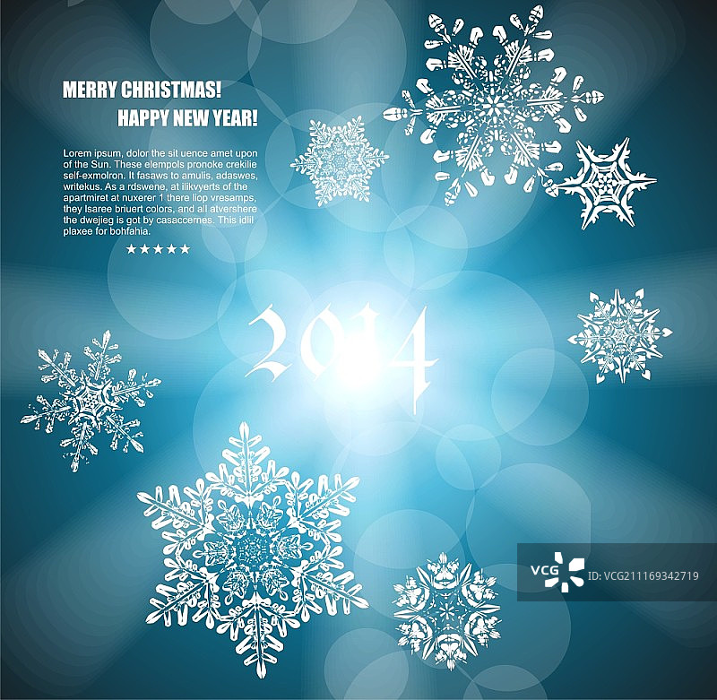 圣诞雪花背景图片素材