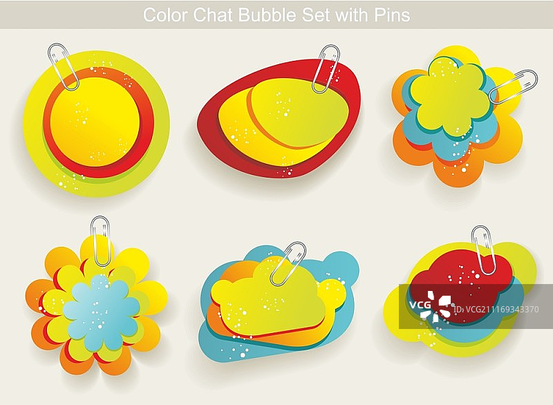 矢量灯泡创意聊天气泡图片素材