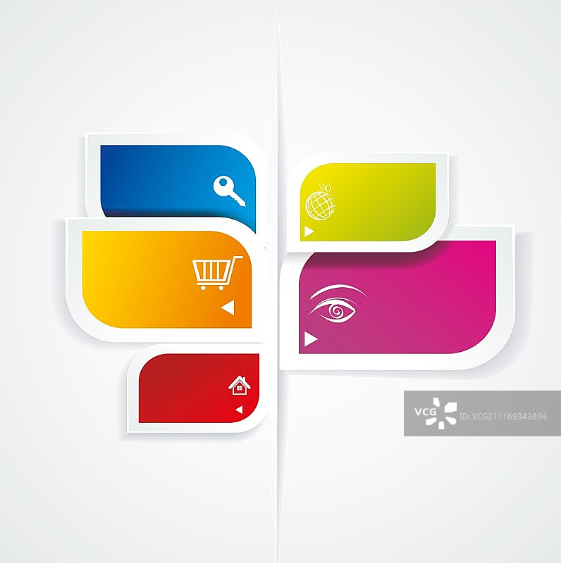 现代风格对话气泡模板图片素材