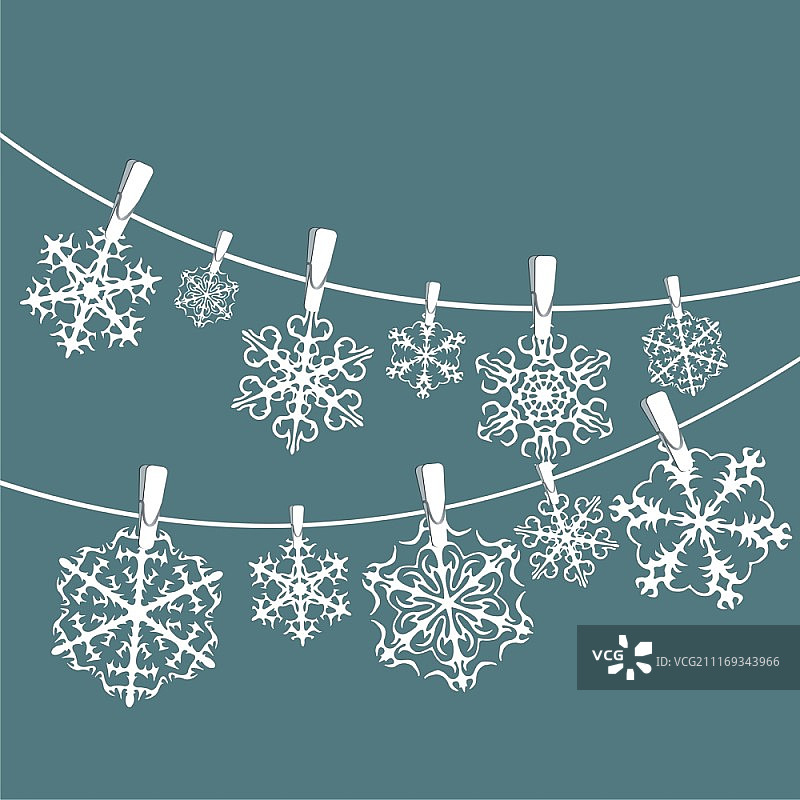 雪花背景矢量素材图片素材