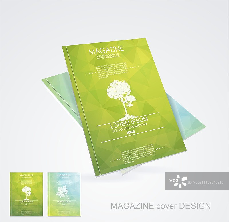 杂志封面布局设计矢量图图片素材