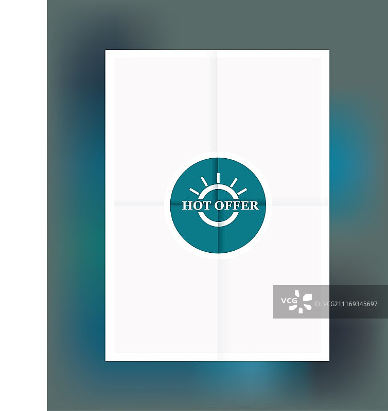 折叠纸，矢量图图片素材