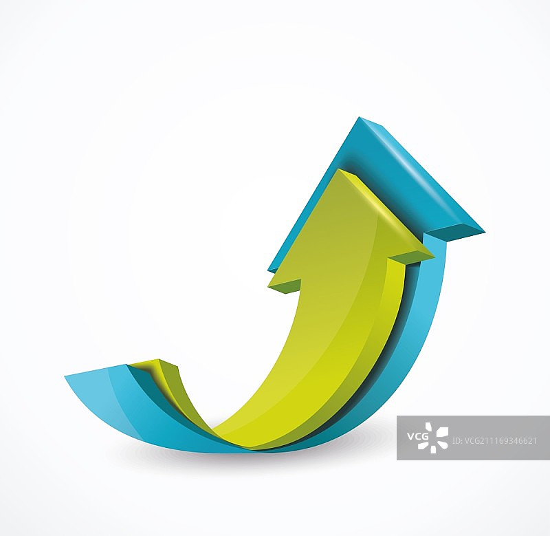 指针箭头图标，3D矢量插画图片素材