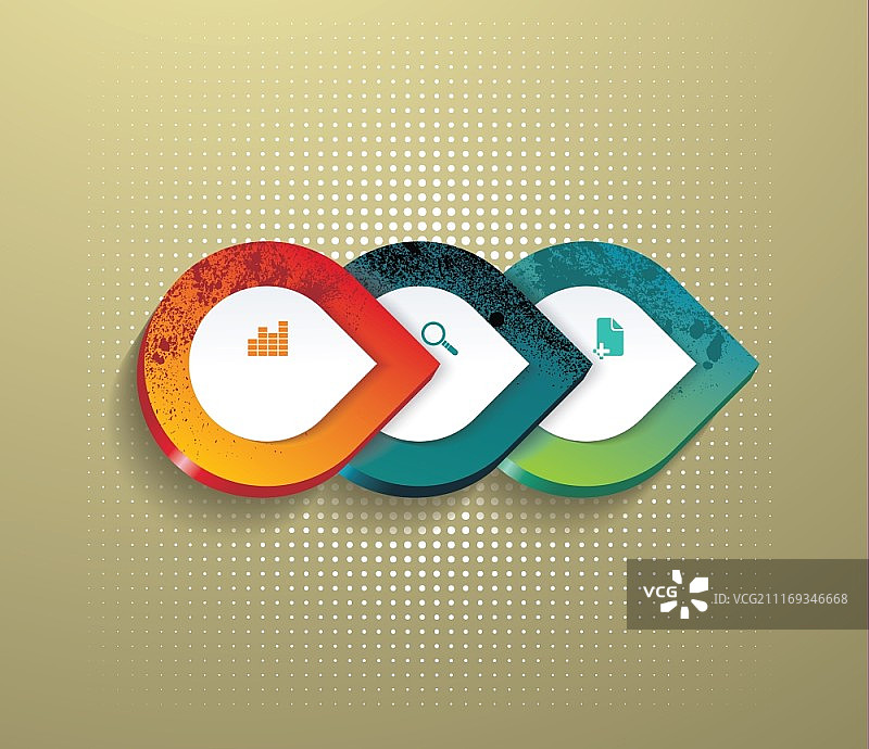 数字选项banner设计模板（可用于信息图表、工作流程布局、图表、数字选项、步骤选项、网页模板）图片素材