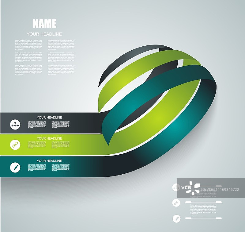 简约时间线信息图设计。可用于工作流程布局、图表、数字选项、网页设计。图片素材