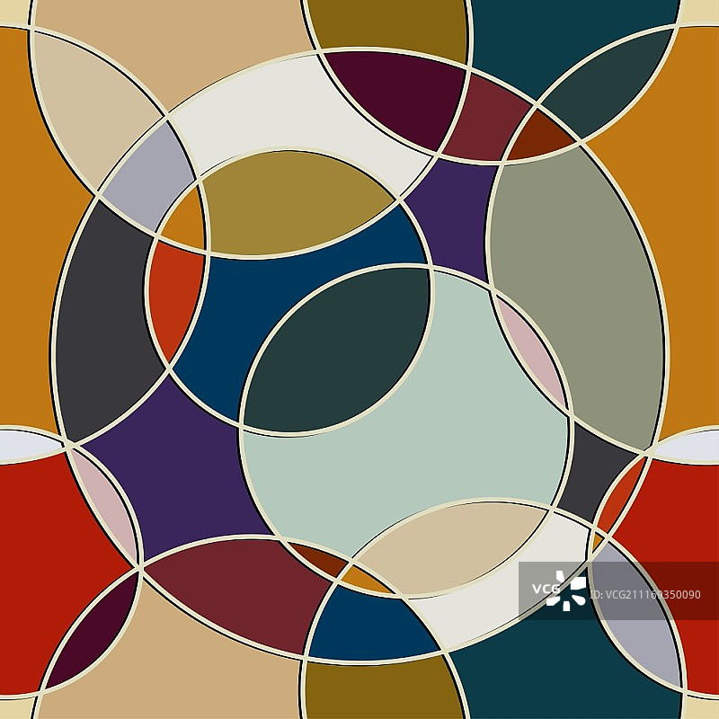 圆形图案无缝纹理图片素材