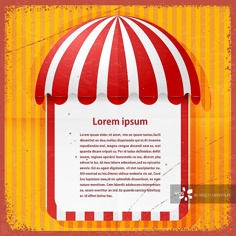 复古马戏团海报矢量素材图片素材