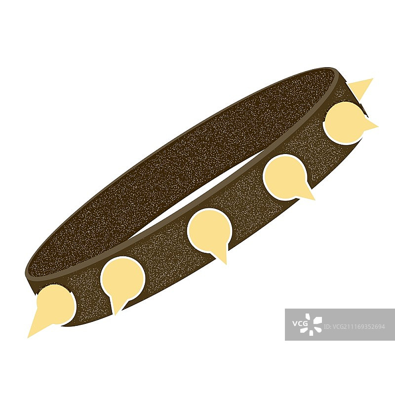 狗狗项圈矢量素材图片素材