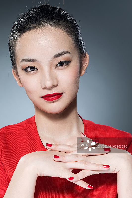 东方年轻女性美女肖像图片素材