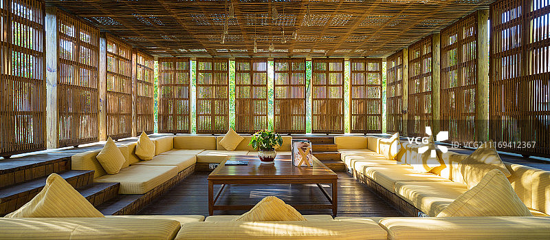 现代泰式凉亭图片素材