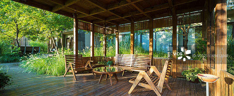 现代泰式凉亭图片素材