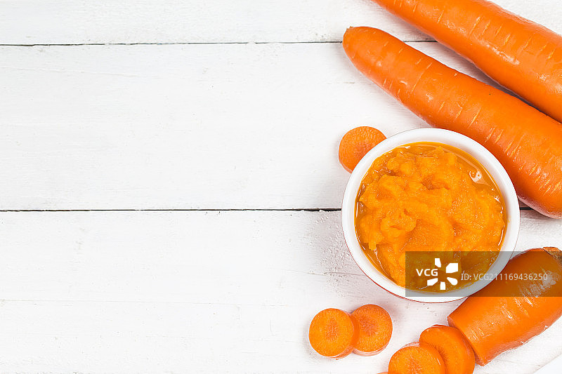 胡萝卜蔬菜泥图片素材