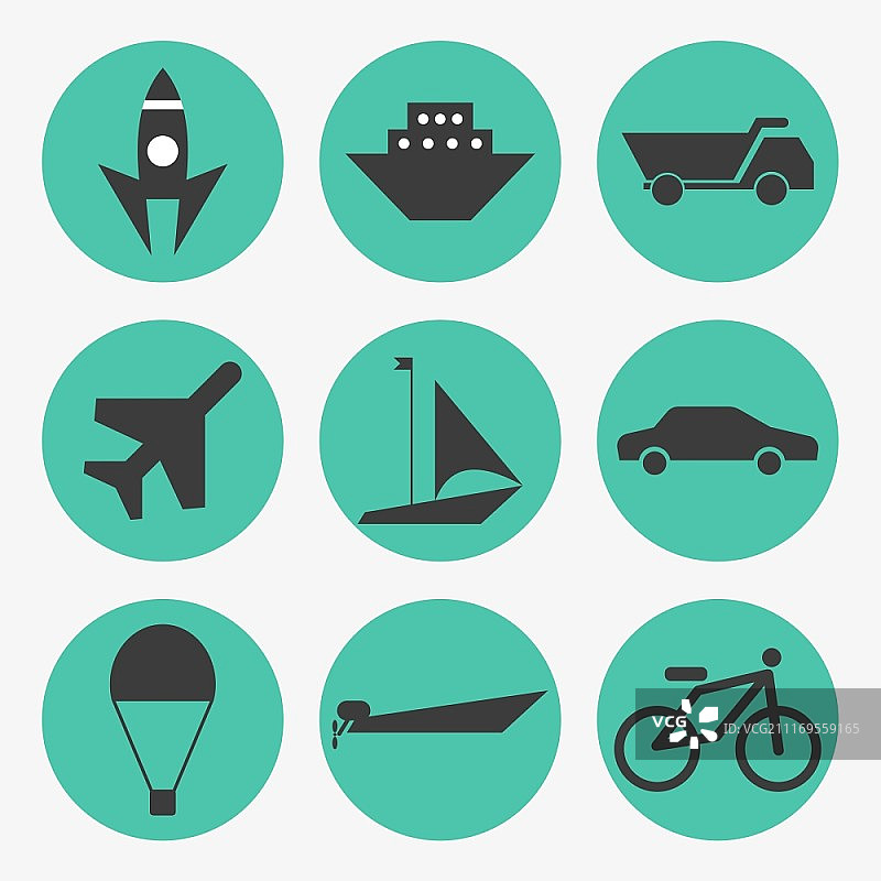 交通运输图标图片素材
