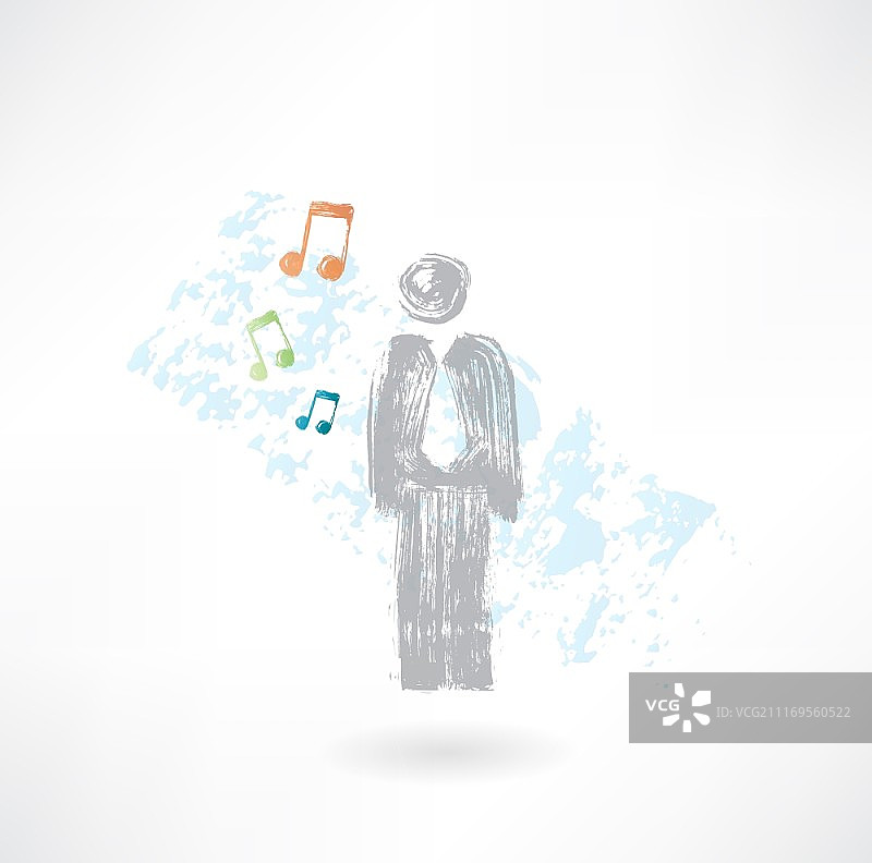 音乐人Grunge风格图标图片素材