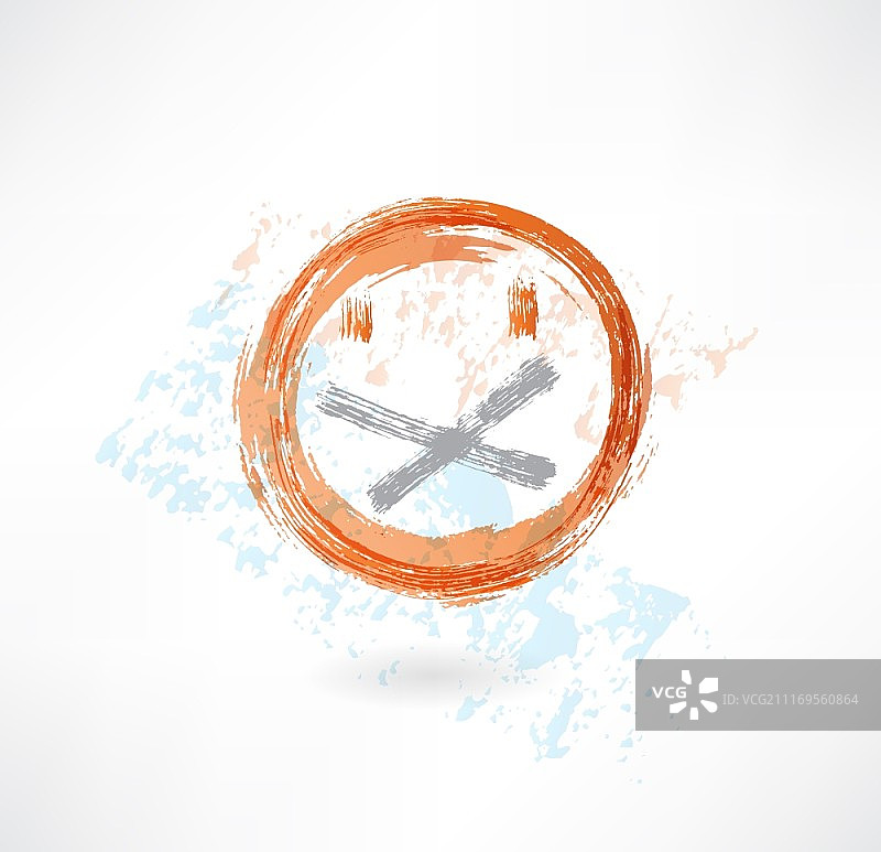 闭嘴复古图标图片素材