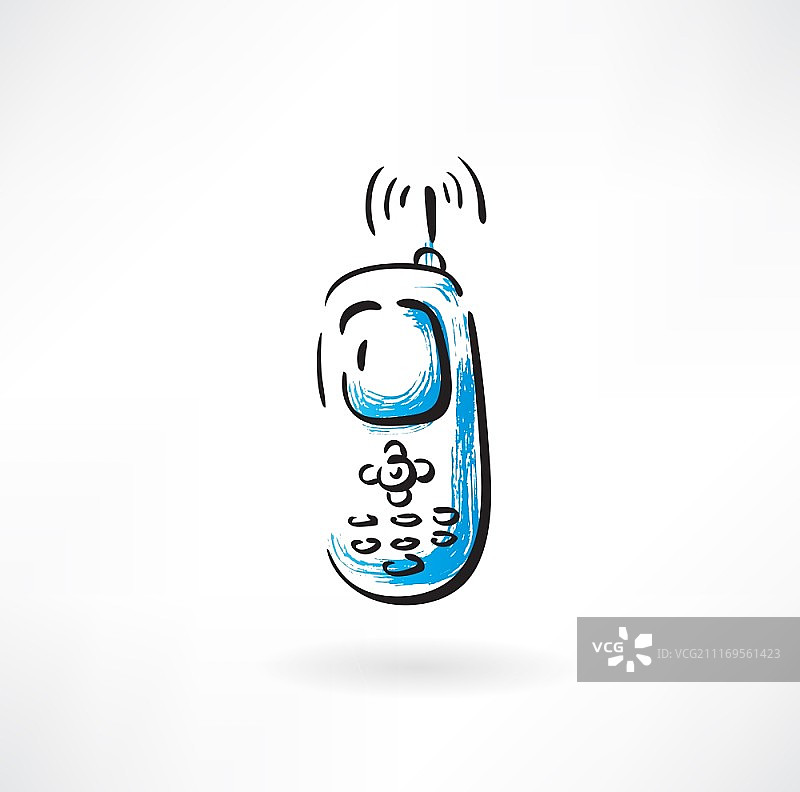 手机Grunge图标图片素材