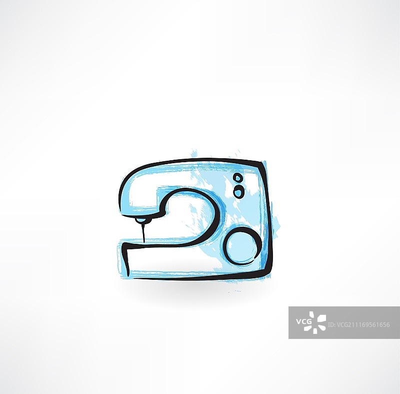 缝纫机复古图标图片素材