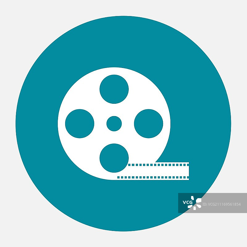 电影胶片盘图标图片素材