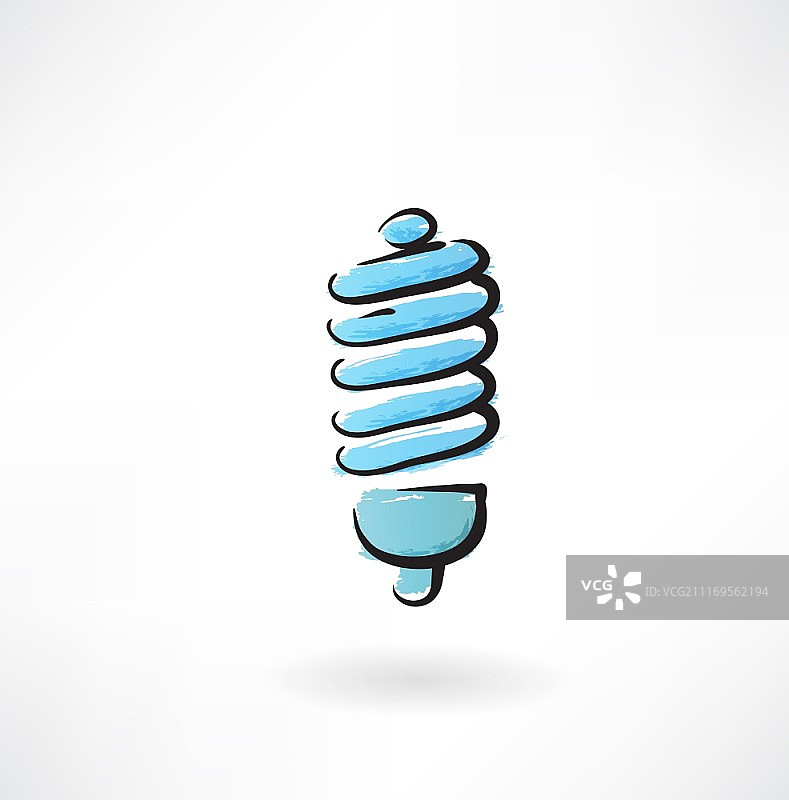 节能灯复古图标图片素材