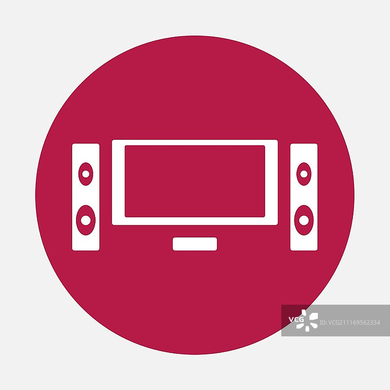 家庭影院图标图片素材