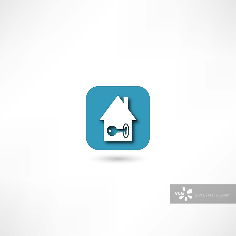 钥匙房子图标图片素材