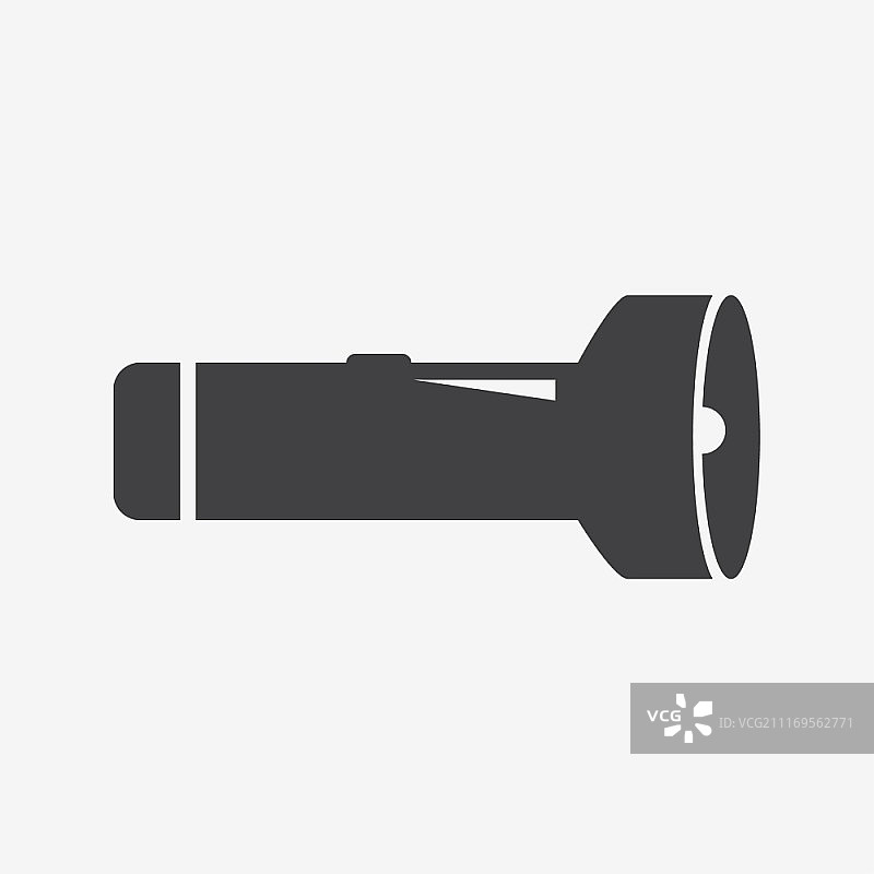 现代金属手电筒图片素材