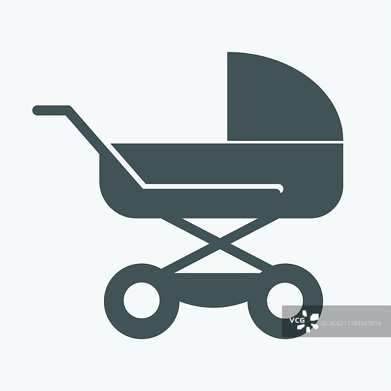 婴儿车图标图片素材