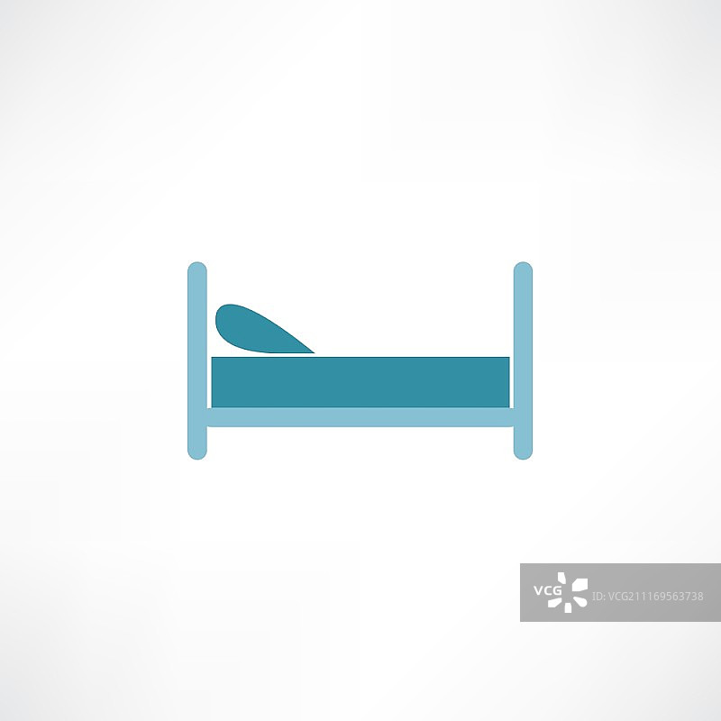 床上的图标图片素材